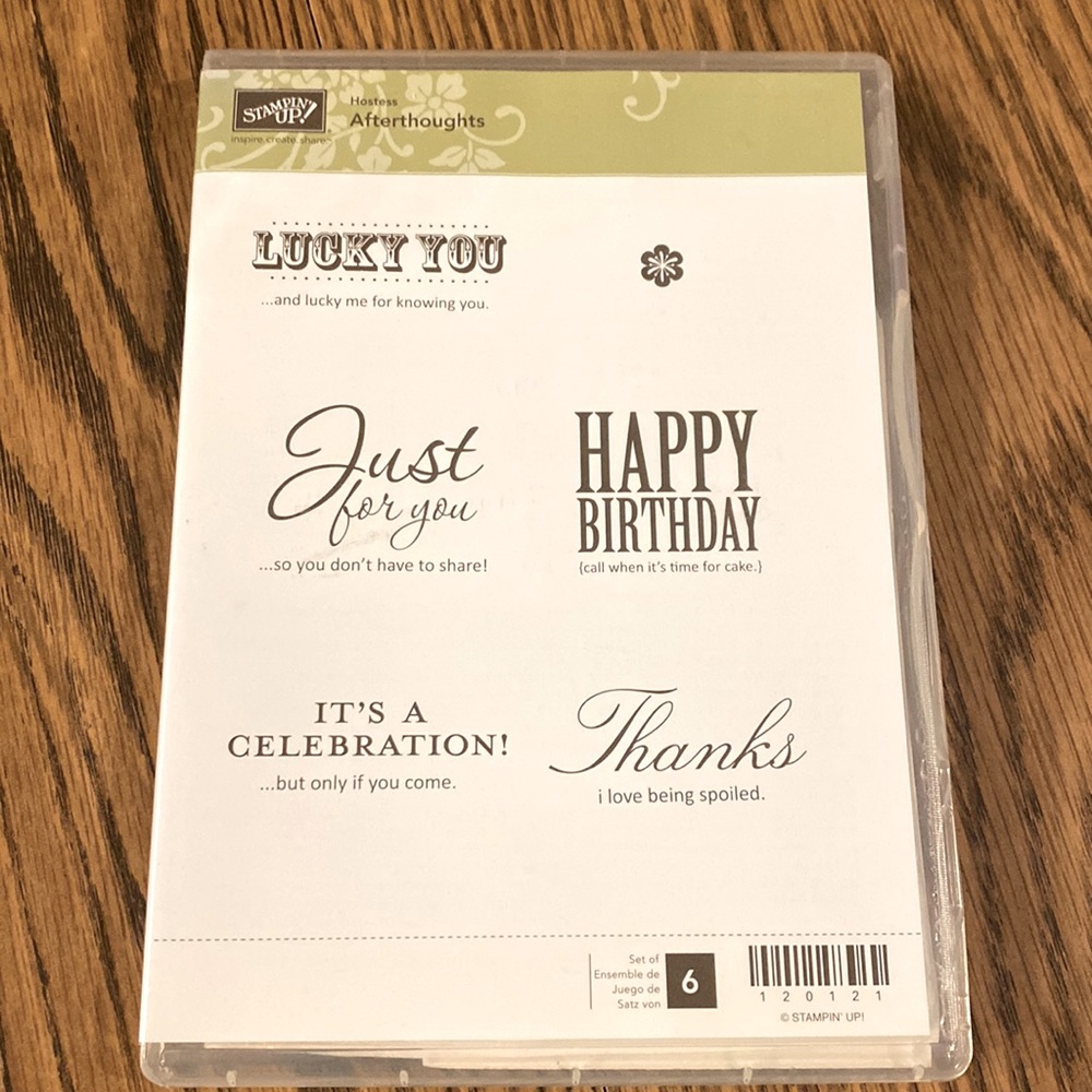 Stampin’ Up! Afterthoughts Stamp Set